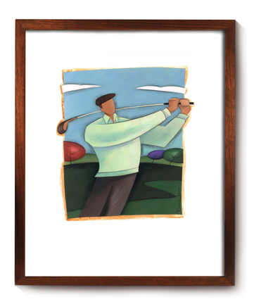 Golfer by Brian Jensen